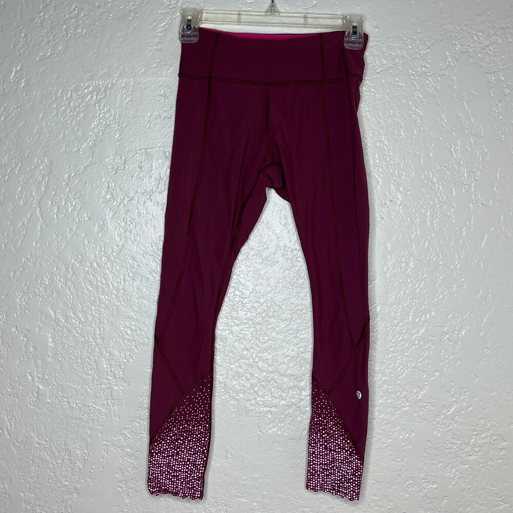 Lululemon Women's Tight Stuff Tight II 25" Leggings Dark Adobe High Rise Size 4 - Picture 2 of 4
